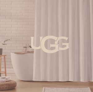 NWT UGG Valerie White Shower Curtain